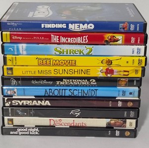 Stack of DVD Movies