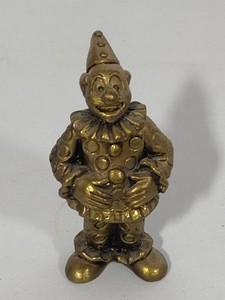 Brass Clown Figurine
