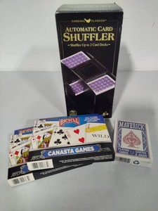 Cardinal Classics Card Shuffler & New Packs of Cards