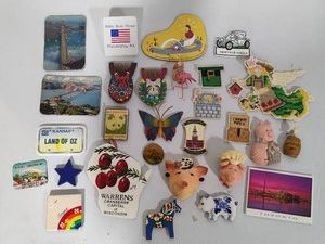 Lot of Assorted Refrigerator Magnets