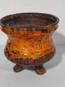 MCM Drip Glaze Vase