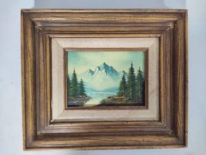 Small Vintage Framed Oil Painting