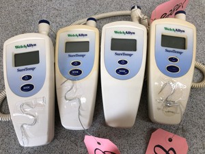 83729, 84740, 82801, 83913 - Lot of 4x Welch Allyn 678 Sure Temp Thermometers