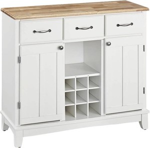 $292 Homestyles Buffets Off-White Buffet Server