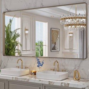 $265 LOAAO 72x36 Bronze Bathroom Mirror