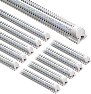 $190 Barrina T8 LED Shop Lights 8ft Kit 72W 10k lm