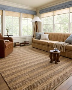$142 Loloi x CLJ Judy Beige Rug 5x7 JUD-06