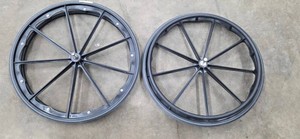Set of two(2) wheel chair wheels