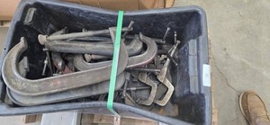 Assorted C-clamps & Bar Clamps Mixed Lot