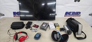 TCL Roku TV, Garmin GPS, Sony Hi8 Camcorder & Electronics Mixed Lot