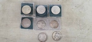 Vintage Morgan, Peace Dollar & Kennedy Half Dollar Mixed Lot