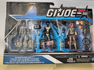 G.I. Joe 50th Anniversary Vanishing Act 3 pack action figure set