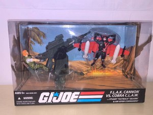 G.I. Joe 25th Anniversary F.L.A.K Cannon vs. Cobra C.L.A.W