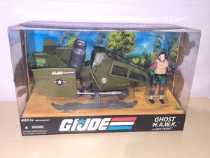 G.I. Joe 25th Anniversary Ghost H.A.W.K. with Lift Ticket vehicle set