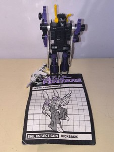 Vintage 1985 Transformers G1 Insection Bombshell action figure