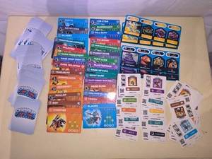 Variety Of Skylanders Cards and Stickers