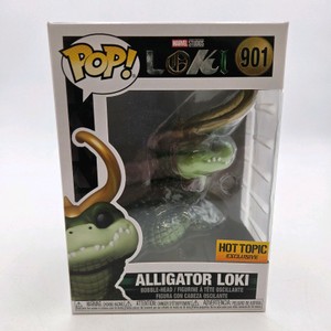 Funko Pop Marvel Loki Alligator Loki #901 Hot Topic Exclusive Bobble-Head