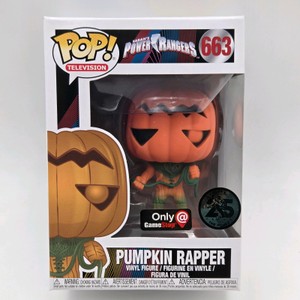 Funko Pop Power Rangers Pumpkin Rapper #663 GameStop Exclusive Vinyl Figure