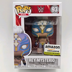 Funko Pop WWE Rey Mysterio #93 Amazon Exclusive Glow in the Dark Vinyl Figure