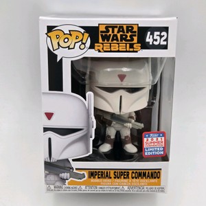 Funko Pop Star Wars Rebels Imperial Super Commando #452 2021 Summer Convention Limited Edition  Boxed