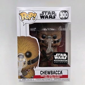 Funko Pop Star Wars Chewbacca #300 Smugglers Bounty Exclusive Bobble-Head  Boxed