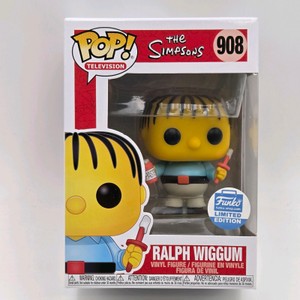 Funko Pop Television The Simpsons Ralph Wiggum #908 Funko Shop Limited Edition  Boxed