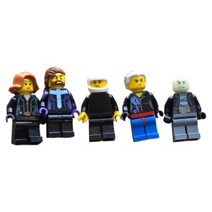Lot of 5 Assorted LEGO Minifigures  Tactical, Sci-Fi, Female & Mixed Characters
