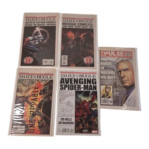 Marvel Daily Bugle & The Pulse Special Edition Comic Lot of 5  Spider-Man X-Men House of M
