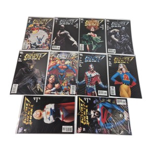 Lot of 10 DC Justice Society of America #1-10 2007 Geoff Johns Comic Run