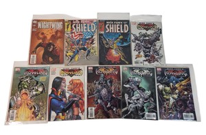 Lot of 9 MarvelDC Comics Nick Fury Howling Commandos #1-6 SHIELD #1-2 Nightwing #116