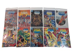 Lot of 10 DC The New Teen Titans #3-10, #14-15 1984-85 Wolfman Perez