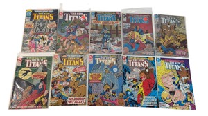 Lot of 10 DC The New Titans #70-78  Annual #7 Consecutive Run Wolfman Grummett