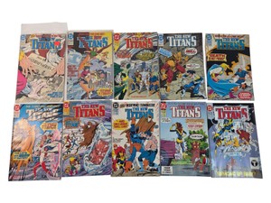 Lot of 10 DC The New Titans #79-88 Complete Consecutive Run Nightwing 1990s