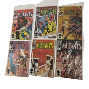 6 Marvel The New Mutants Comics #26-28, #30, #32-33 Vintage 1985 Lot