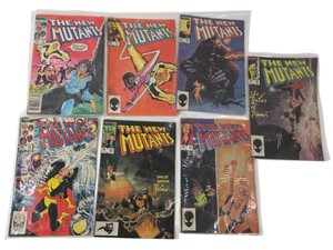 7 Marvel The New Mutants Comics #13, 15, 17, 19, 22, 23 & 25 Vintage Lot