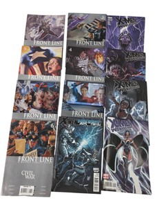 Lot of 12 Marvel Comics  Civil War Front Line, X-Men Worlds Apart & X-Men