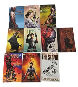 Lot of 10 Stephen King Dark Tower Marvel Comics - Gunslinger Born #2-7 & Long Road Home