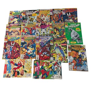 Lot of 17 Marvel Web of Spider-Man Comics #91-107 Complete Run Maximum Carnage #100