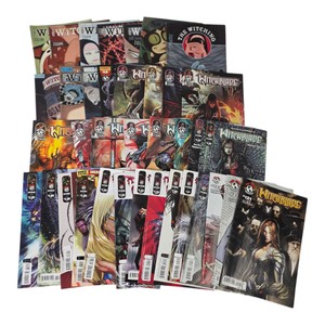 36-Comic Lot  Witchblade #121-138, 141-148  The Witching #1-10 Top Cow Vertigo