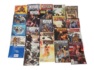 Lot of 22 Marvel Wolverine Comics #42, 43, 45, 46 & #50-66  Civil War, Old Man Logan, Variant
