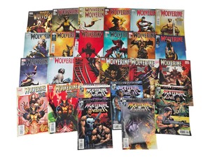Lot of 25 Marvel Wolverine Comics  Manifest Destiny, Dark Wolverine, Punisher #1-5 & #1000