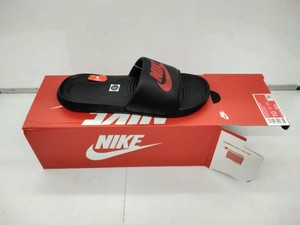 Nike Victori One Slide Sandals - Black/University Red - Size 10 - CN9675-004