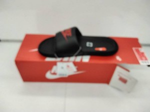 Nike Victori One Slide Sandals - Black/University Red - Size 10 - CN9675-004