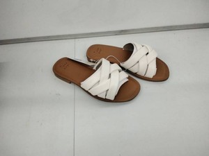 A New Day Womens White Woven Slide Sandals - Size 5.5 Wide - New With Tags