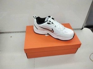 Nike Air Monarch IV Mens Cross Training Sneakers - WhiteMetallic Silver - Size 10 Wide 4E - 416355-102