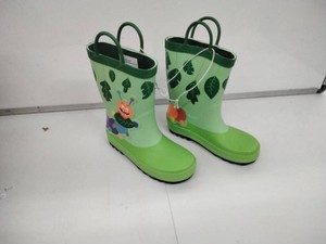 Cat & Jack Kids Green Caterpillar Rain Boots - Size 12 - New With Tags