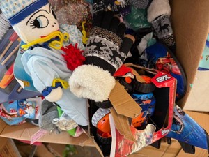 Large Box of Toys & Misc.-See Photos for Box Size