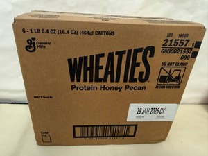 6x Wheaties Protein Honey Pecan