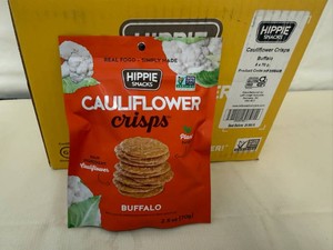 8x Hippe Snacks Califlower Crisps
