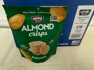 8x Hippe Snacks Almond Crisps